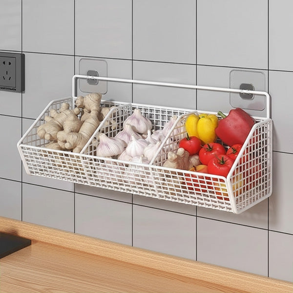 Paniers Muraux FruitsClear 3 Paniers - Blanc