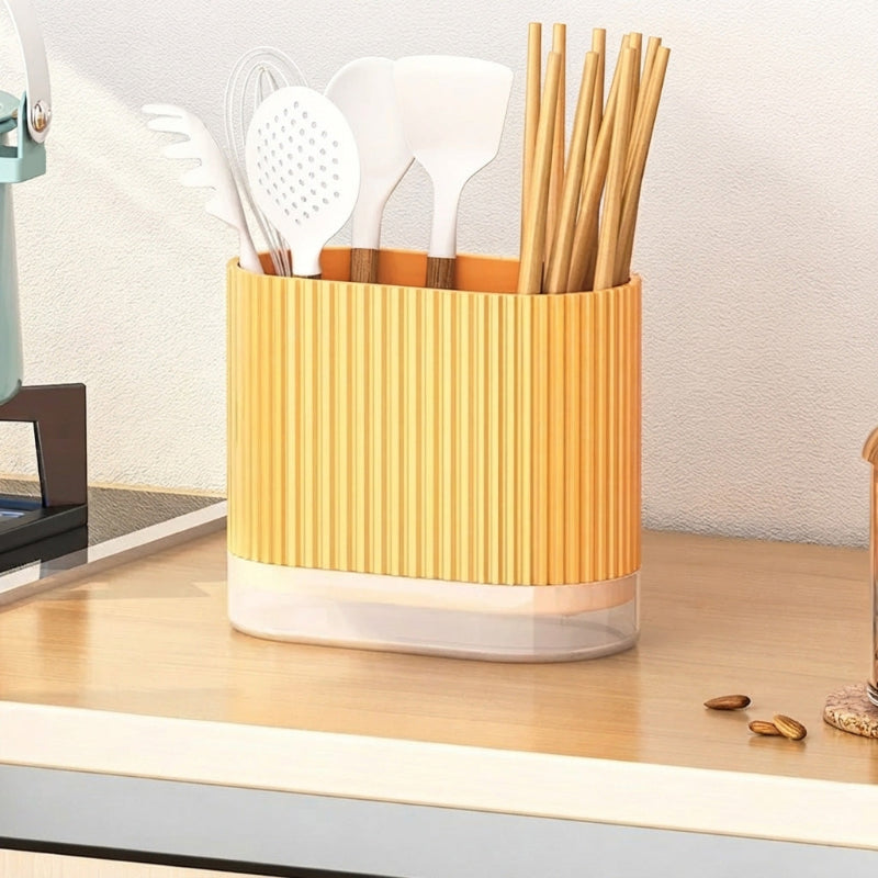 Pot a ustensile orange