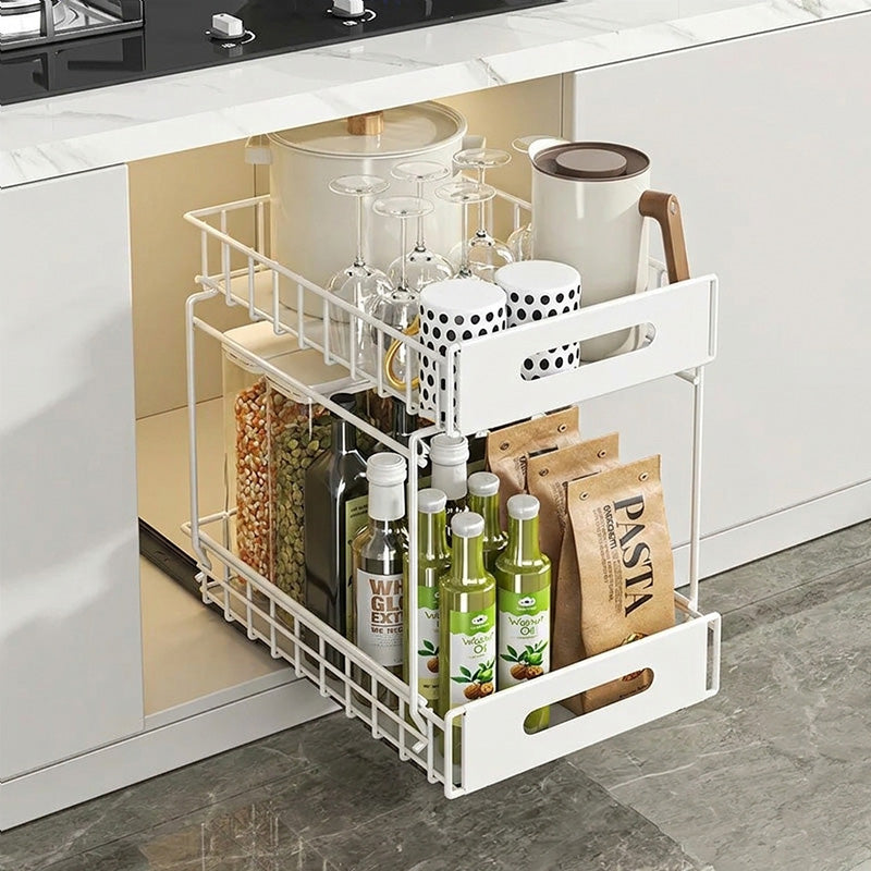 Rangement Cuisine Placard DuoCouliss - Blanc