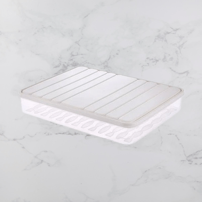 Boîte de rangement - FoodSaverBox™ - Carré blanc - Cuisine Optimisée