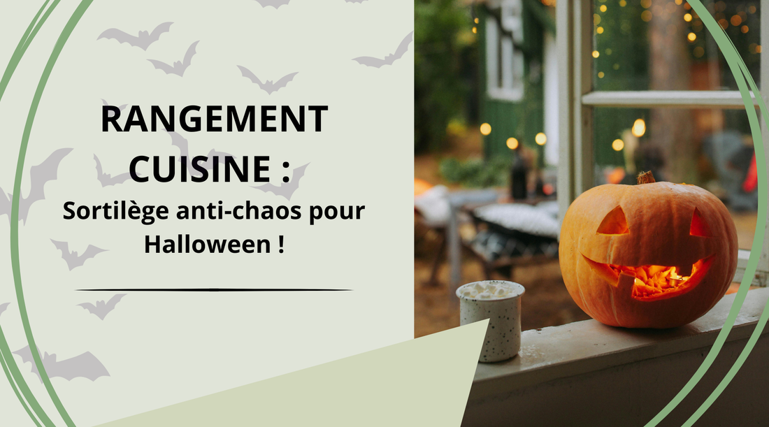 Rangement cuisine : anti-chaos pour Halloween - Chauve-souris