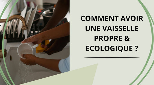 Vaisselle propre écolo visuel