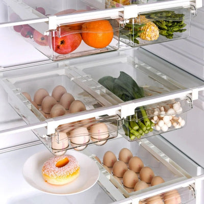 Rangement frigo tiroir coulissant