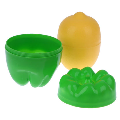 Boîte deconservation alimentaire poivron et citron