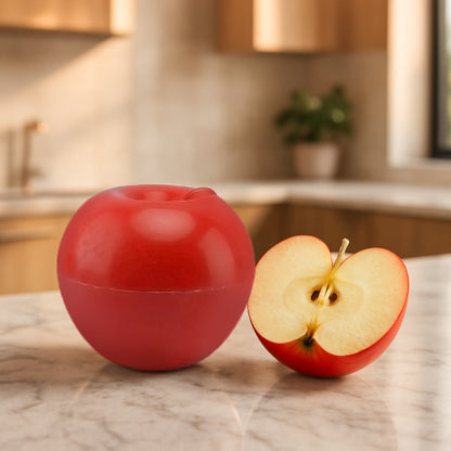 Boîte de conservation pomme comptoir moité pomme