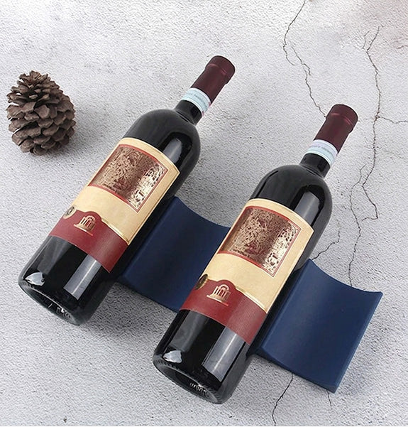 Casier a bouteille avec bouteilles de vin