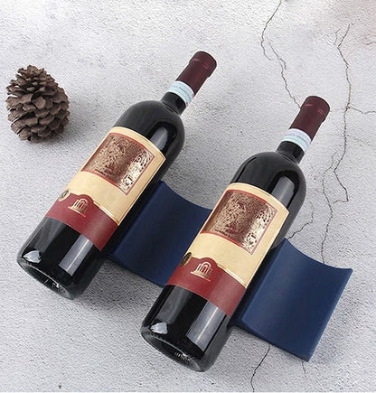 Casier a bouteille avec bouteilles de vin