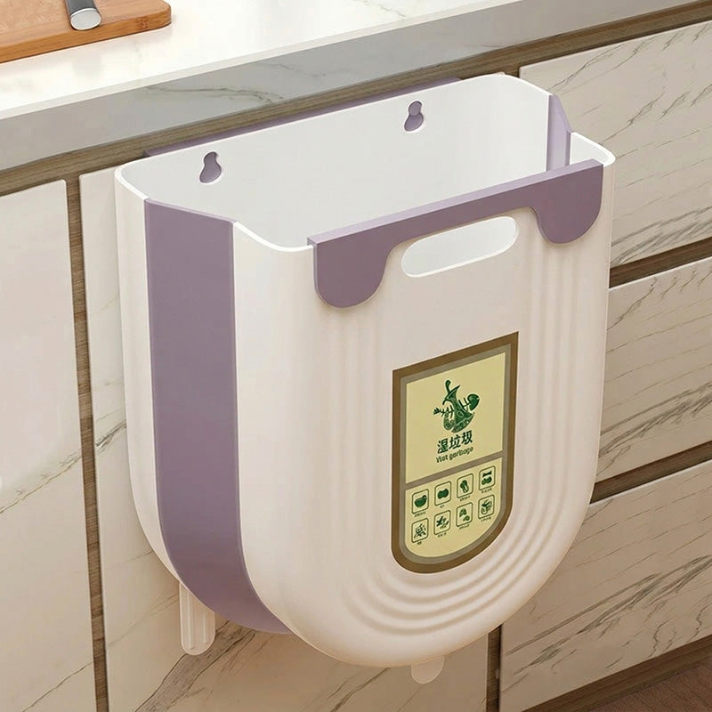 Cuisine Poubelle 10L pliables Compaxa - Rose