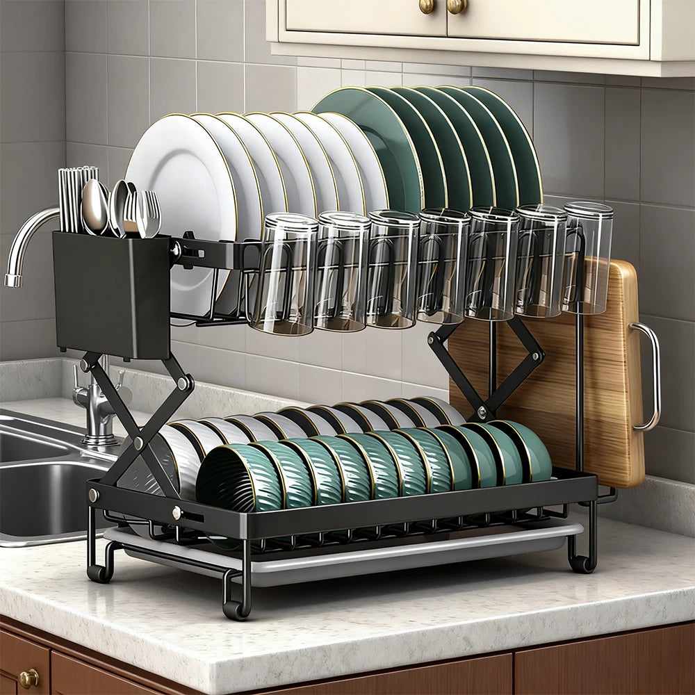 Égouttoir Silverail - sur le comptoir