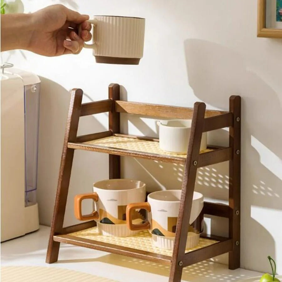 Etagere Bois Cuisine Ruvéa - Coin café