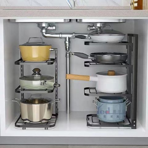 Étagère Cuisine sous évier 2 variants