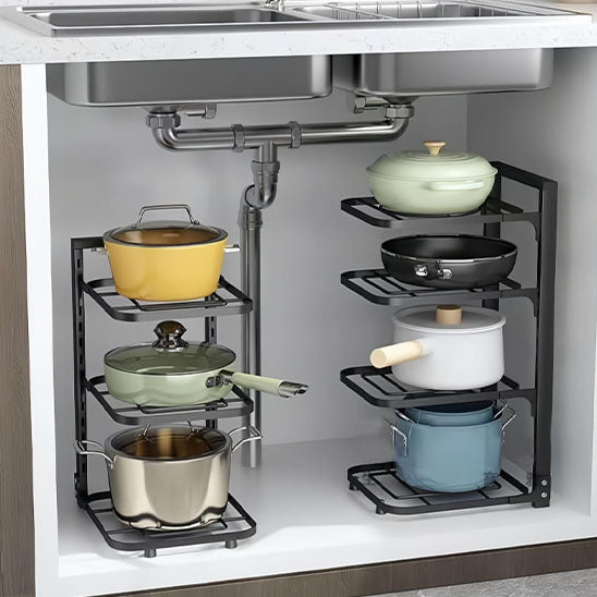 Étagère Cuisine sous évier vue coin