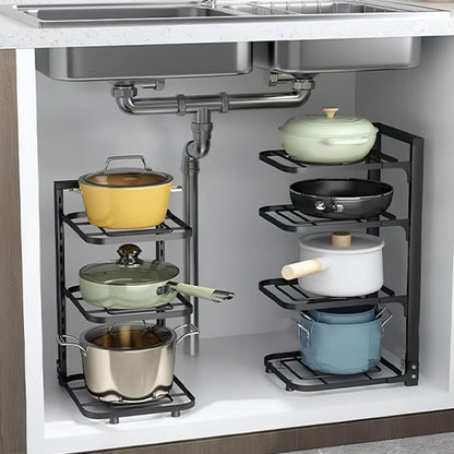 Étagère Cuisine sous évier vue coin