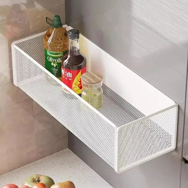 Etagere Magnetique blanche vue de côté