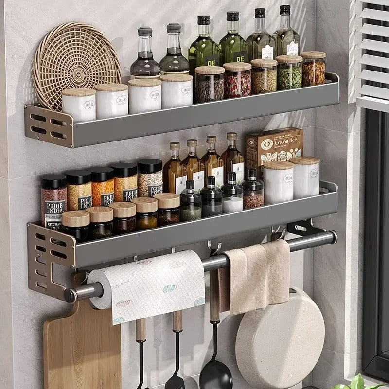 Etagere Murale Cuisine Roleniz - Avec simple étagère
