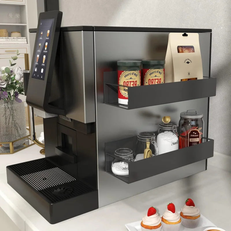 Etagere magnetique sur la Machine à café