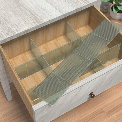 Organisateur tiroir cuisine vert transparent