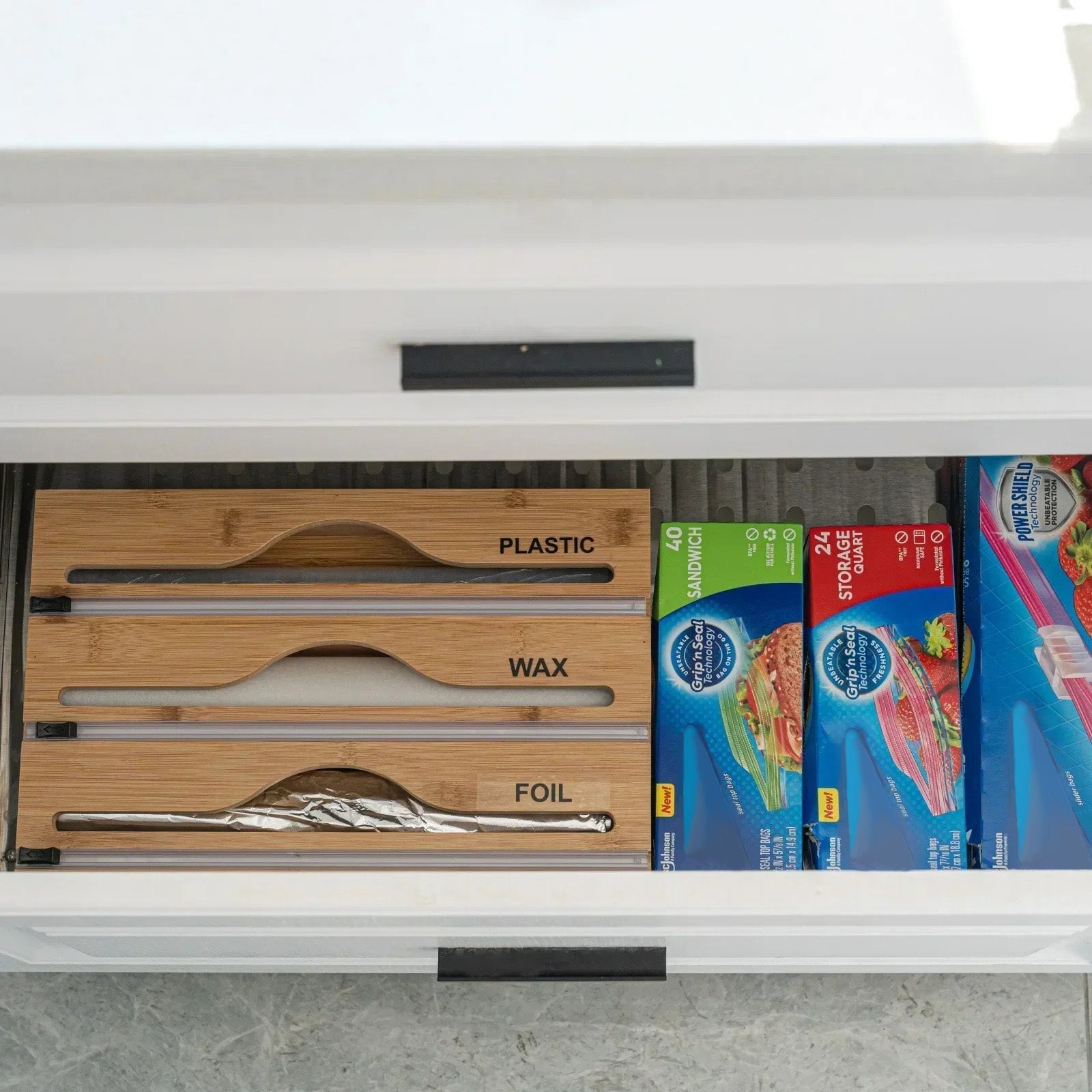 Organisateur de Tiroir OptiCuisine - Tiroir rempli