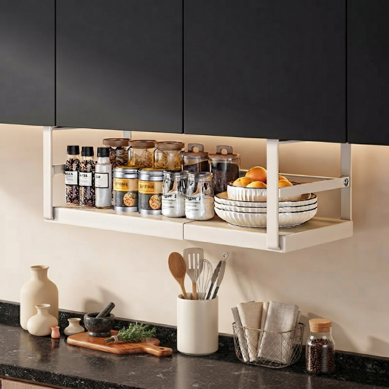 Organisateur mural cuisine blanc