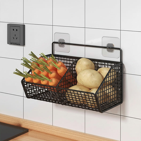 Paniers Muraux FruitsClear 2 Paniers - Noir