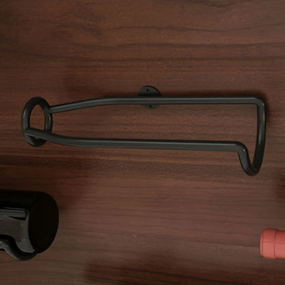 Porte bouteille mural noir