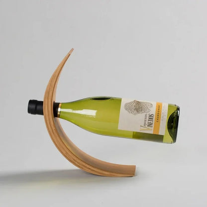 Porte bouteille vin avec vin blanc