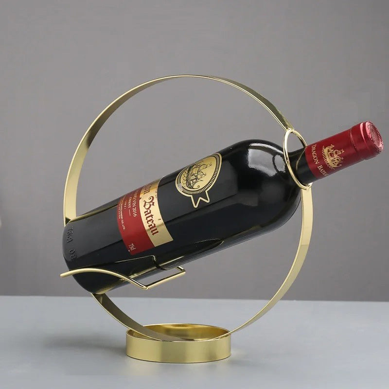 Porte bouteilles or