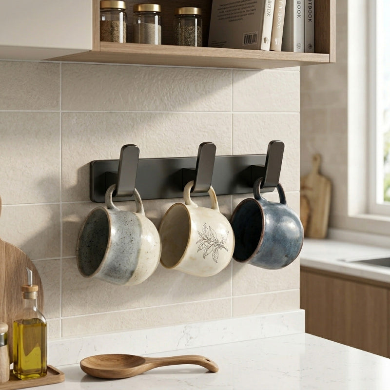 Porte torchon avec tasses