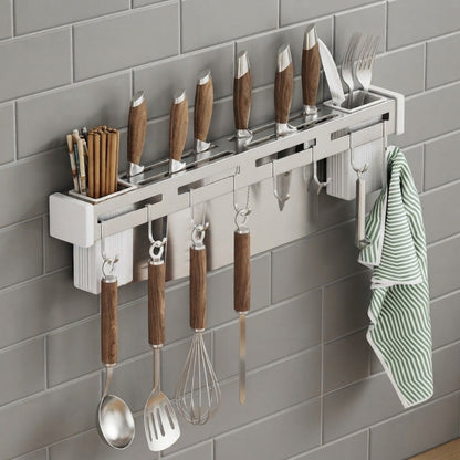grand porte couteaux gris clair