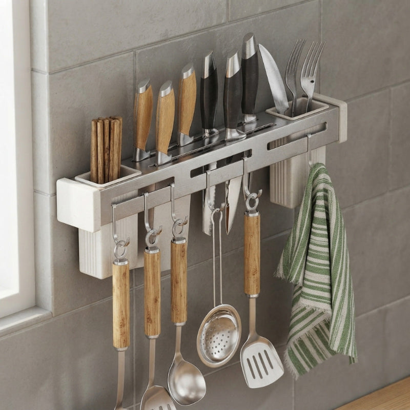 porte couteaux de taille moyen gris clair