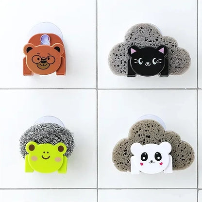 Porte éponge pour évier Cuspongy - 4 modèles sur le mur