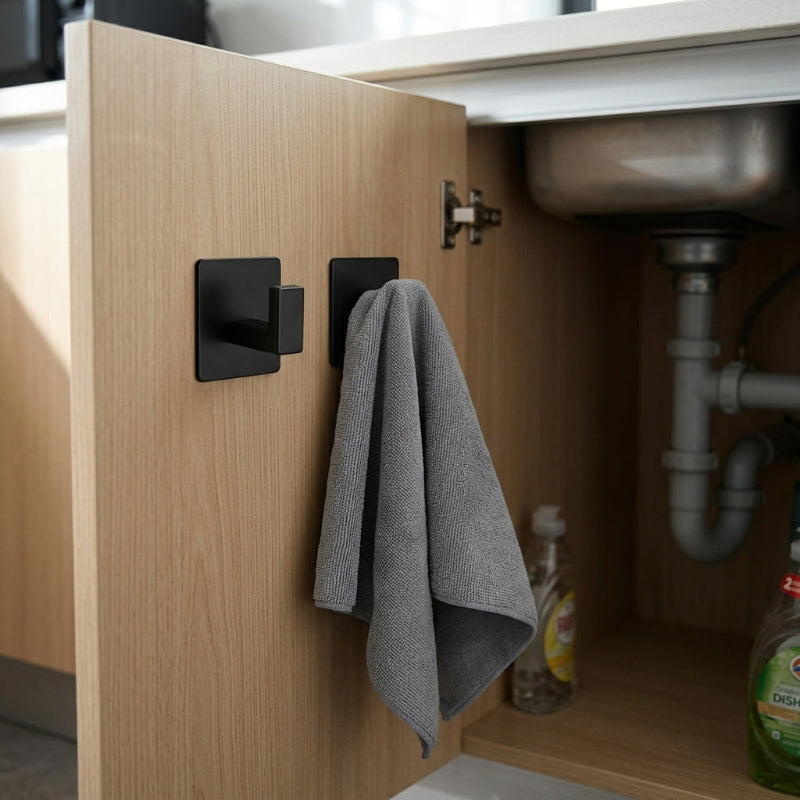 Porte Torchon Cuisine à l'intérieur du placard sous évier