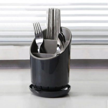Pot à ustensiles cuisine noir