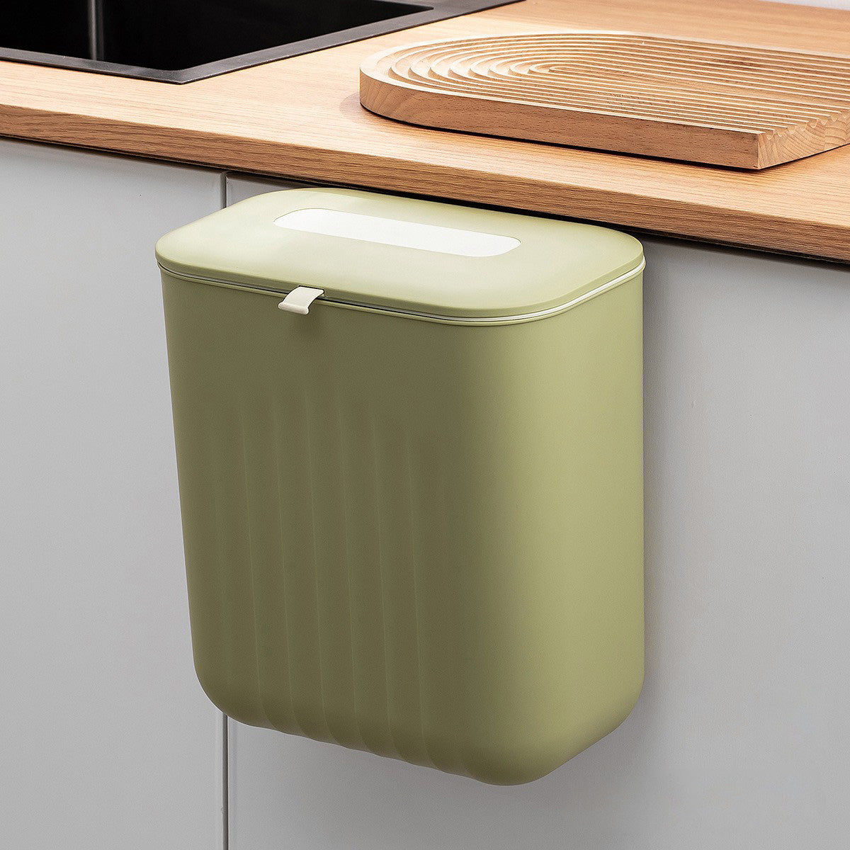 Poubelle de Cuisine 11L Vert
