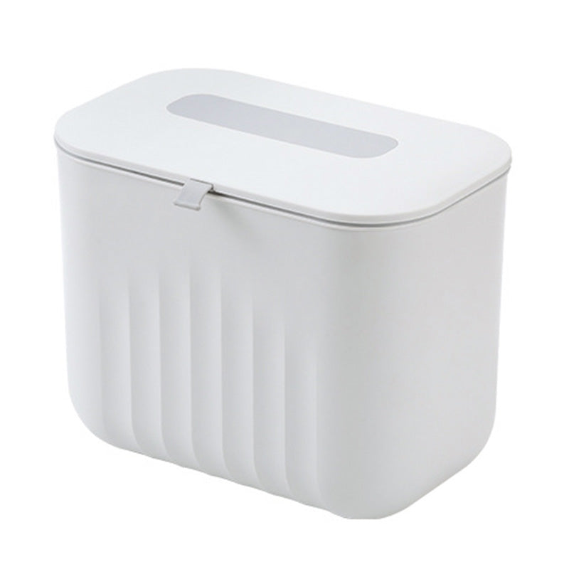 Poubelle de cuisine 7L Blanc fond blanc