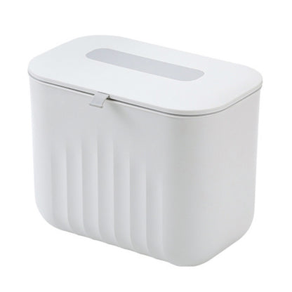 Poubelle de cuisine 7L Blanc fond blanc
