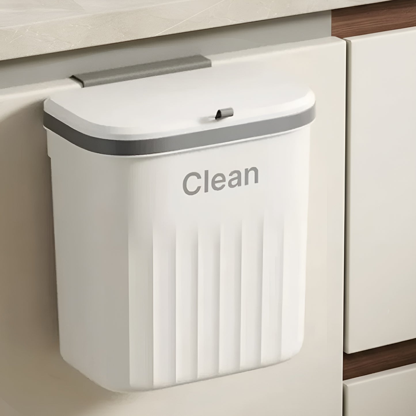 Poubelle sous evier 12L Synkoe - Blanc