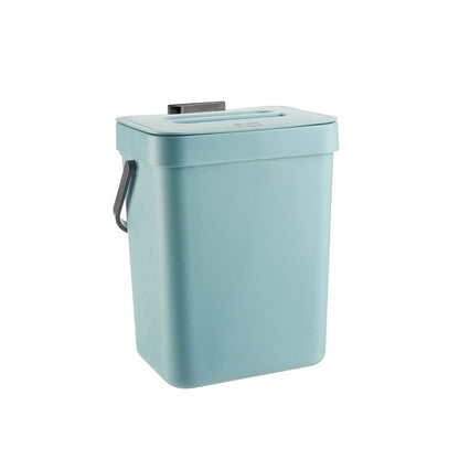 Poubelle sous evier 3L bleue