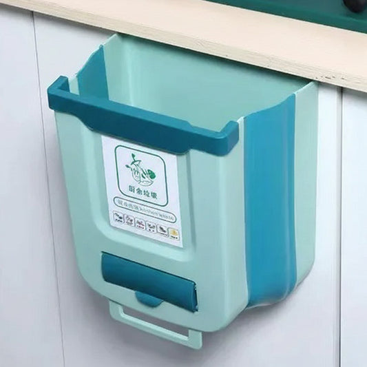 Poubelles De Cuisine - 10L Pliable - Bleue