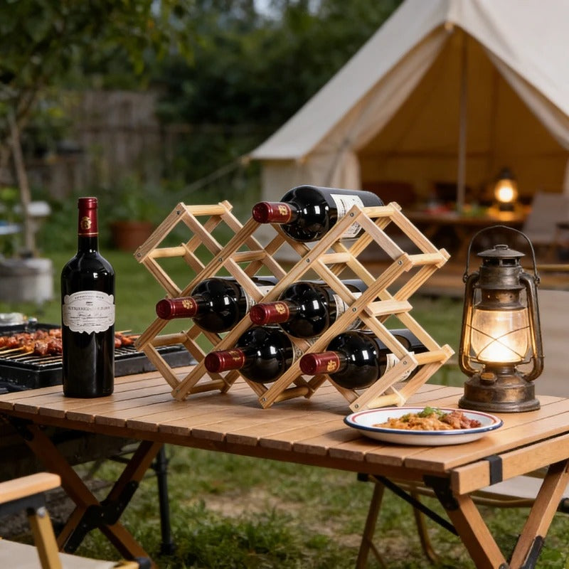 Range bouteille à 10 places soirée pique-nique dehors