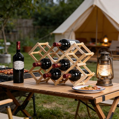 Range bouteille à 10 places soirée pique-nique dehors