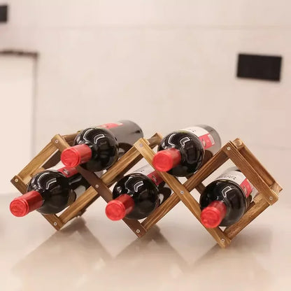 Range bouteille à 5 places rempli