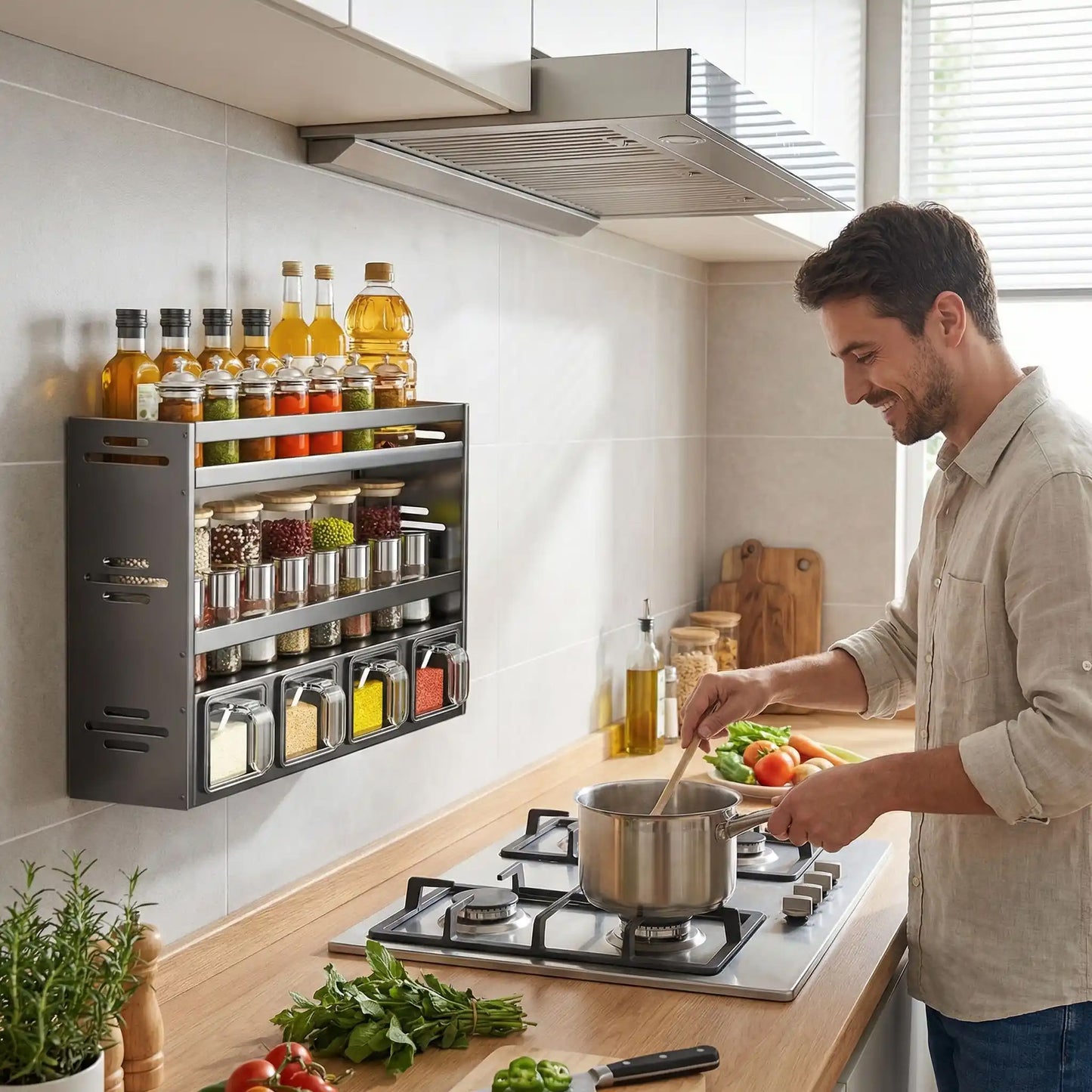 Rangement Epices Optispice - Homme cuisine