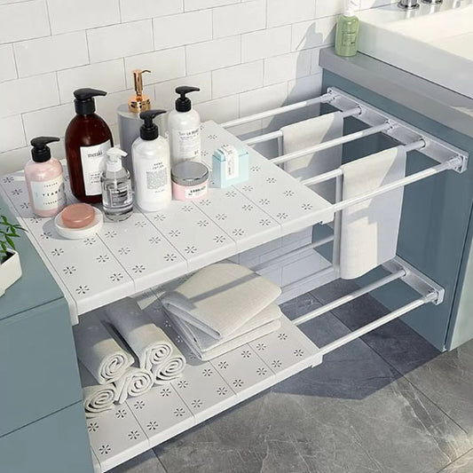 Rangement Etagere Cuisine AjustSpace - entre le comptoir et l'évier