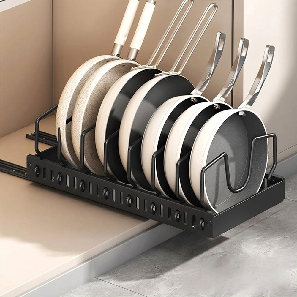 Rangement Placard Cuisine Pantrix - Noir