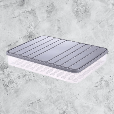 Boîte de rangement - FoodSaverBox™ - Carré gris - Cuisine Optimisée - Contenant