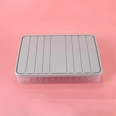 Boîte de rangement - FoodSaverBox™ - Carré gris - Cuisine Optimisée - Vide
