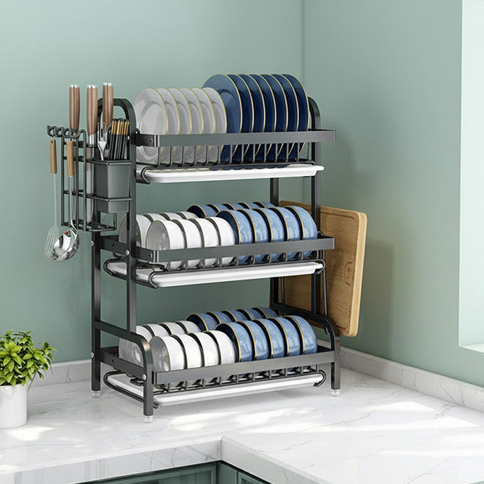 Égouttoir 3 niveaux sur comptoir